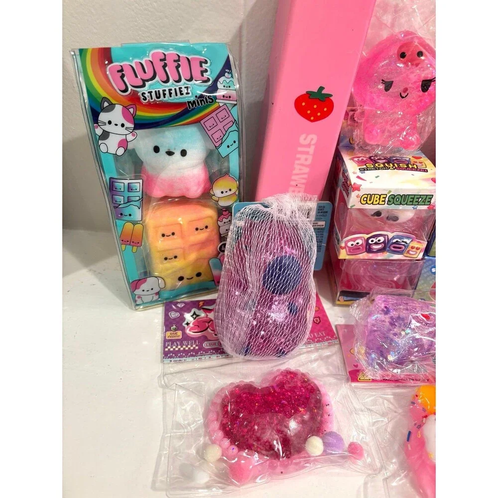 RMS Crazy Fun Five Below squishy sugar, Taba, Butter huge PINK LOT of 22